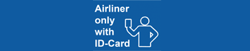 Airliner only with ID-Card